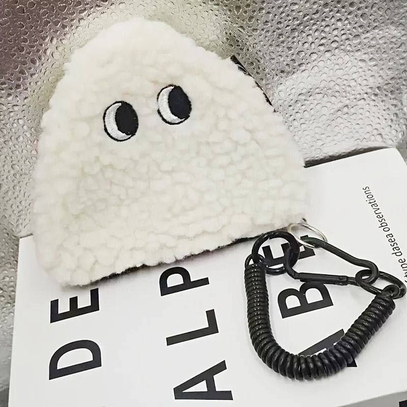 Honey Girl Cartoon Rice Ball Coin Purse With Keychain 5