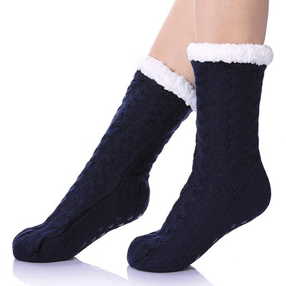 Comfortable sherpa socks for cold weather