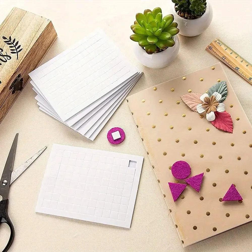 3D Foam Squares Double Sided Adhesive Tape For DIY Crafts 4