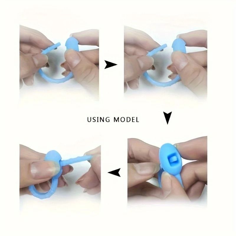 Reusable Silicone Cord Organizers For Cable Management 3