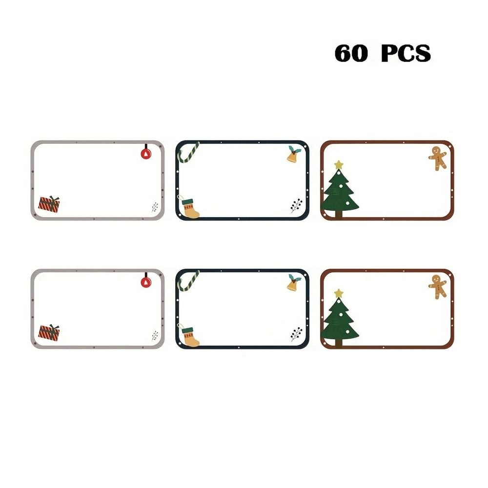 Festive Christmas Gift Tags With Holiday Designs 1