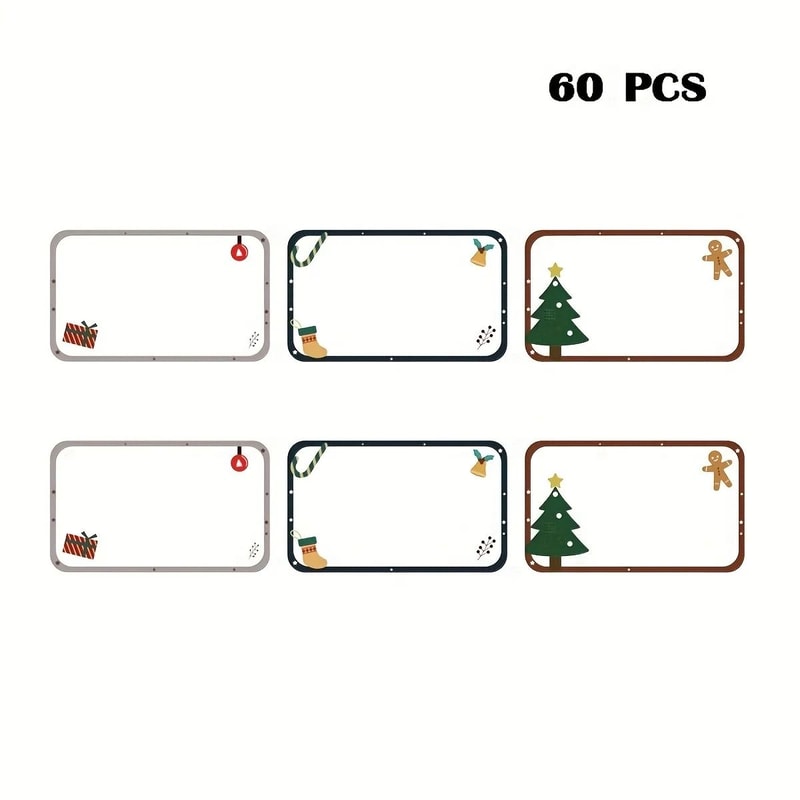 Festive Christmas Gift Tags With Holiday Designs 6