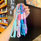 Colorful Braided Rope Lanyard Keychains Set 4