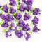 Handmade Crochet Grape Keychain Decorations Set 5