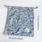 Vintage Floral Print Drawstring Organizer Bag For Women 3