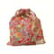 Vintage Floral Print Drawstring Organizer Bag For Women 5