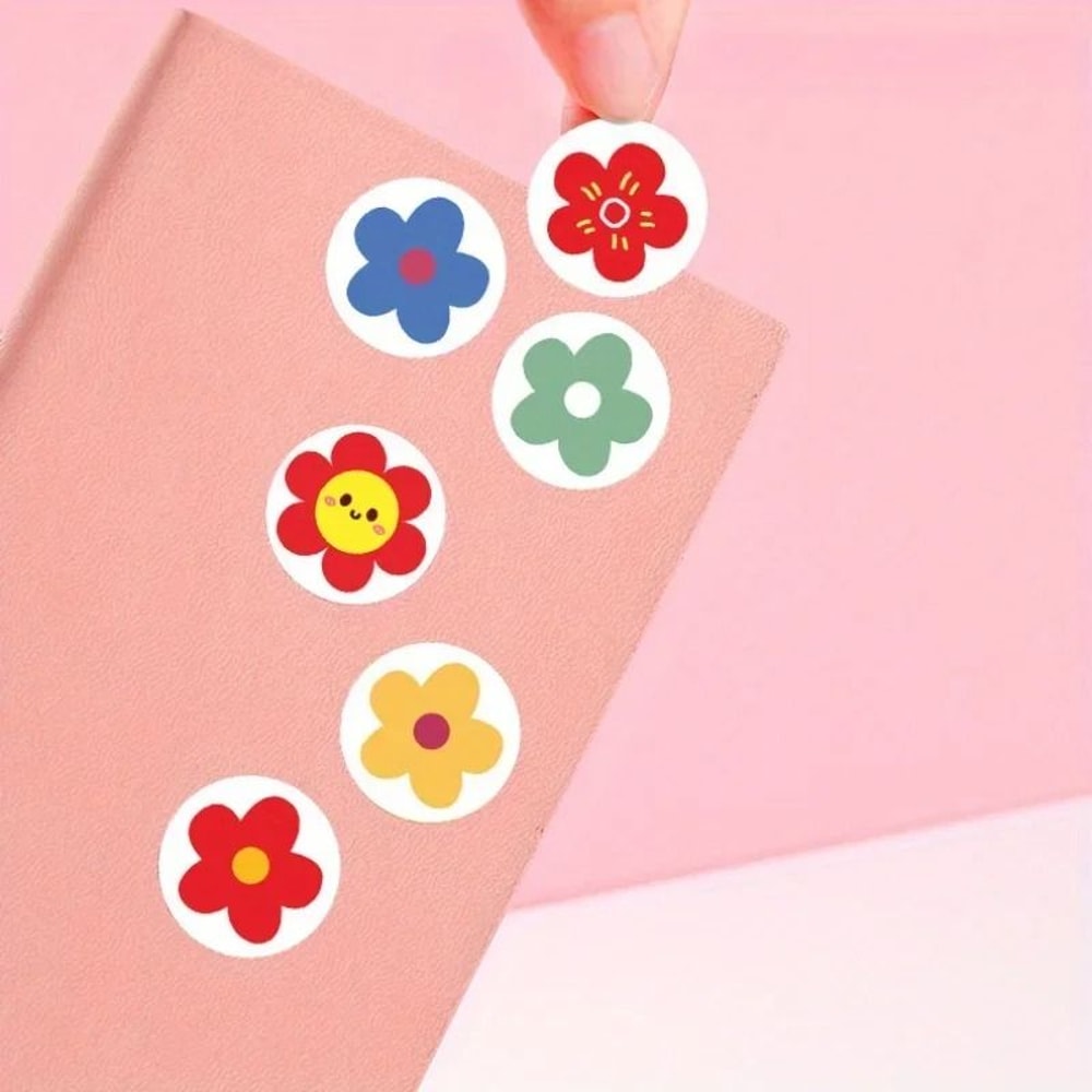 Vibrant Flower Self Adhesive Sticker Pack For Crafts 3