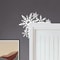 Metal Snowflake Door Corner Decoration For Indoor Entryway 2