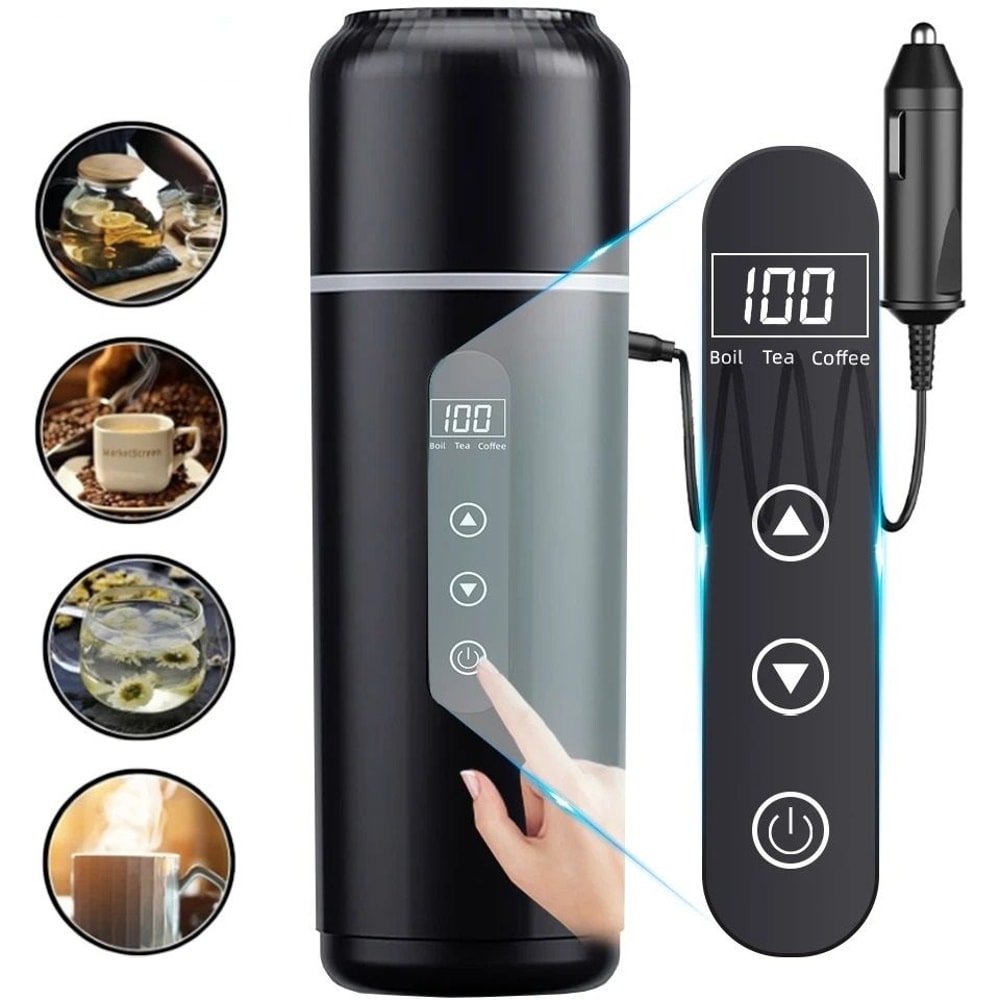 Portable Electric Travel Kettle With Adjustable Temperature 0