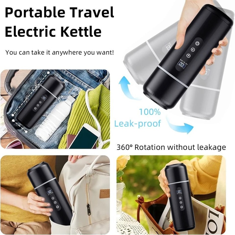 Portable Electric Travel Kettle With Adjustable Temperature 3