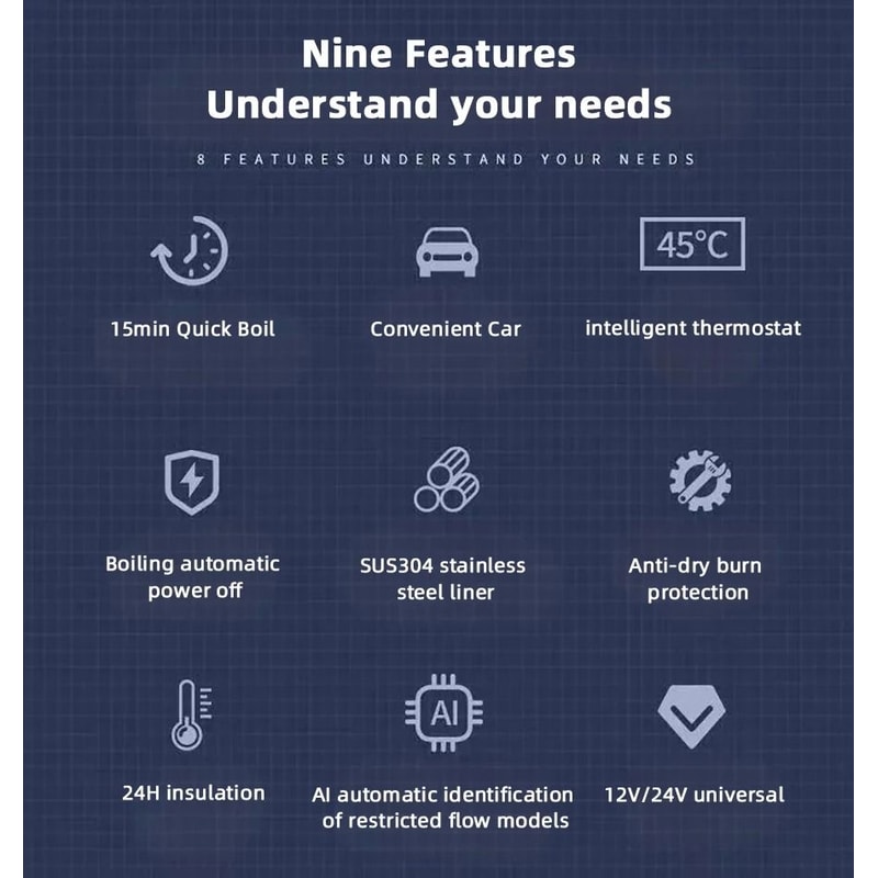 Portable Electric Travel Kettle With Adjustable Temperature 4