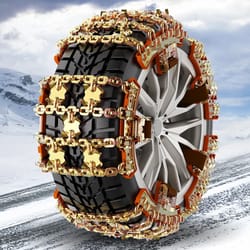 adjustable car anti skid tire chain for snow and ice