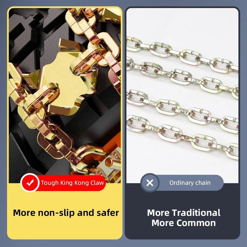 Adjustable Car Anti Skid Tire Chain For Snow And Ice 3