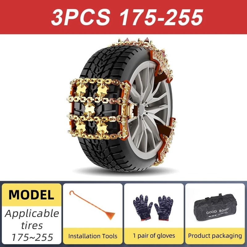 Adjustable Car Anti Skid Tire Chain For Snow And Ice 7