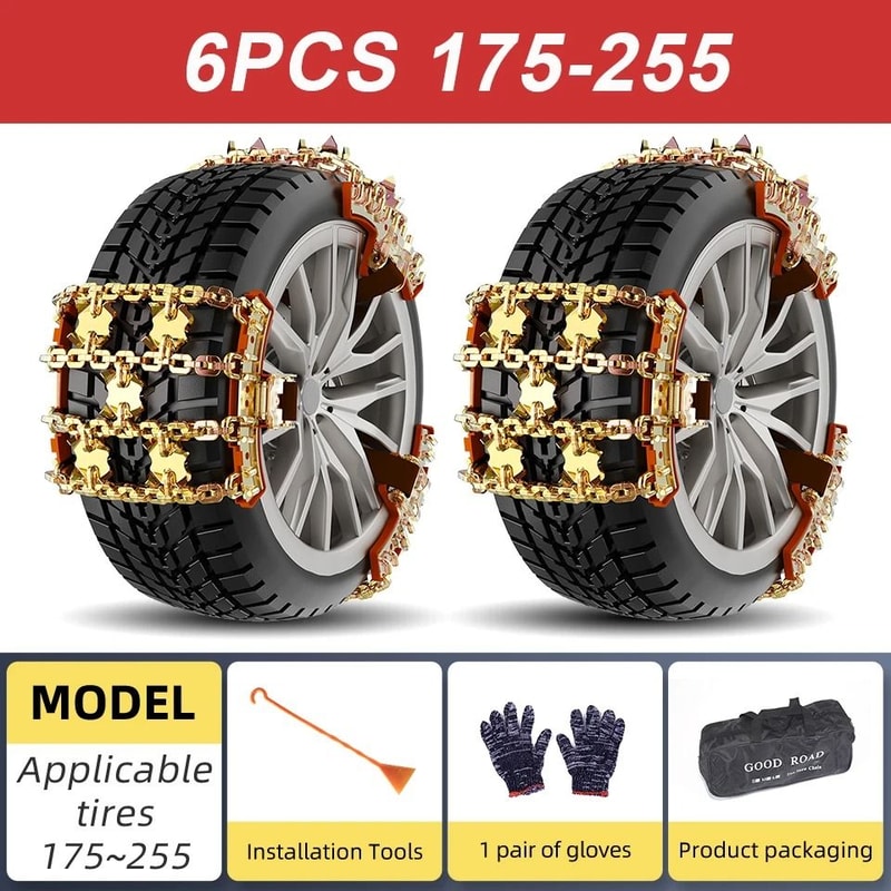 Adjustable Car Anti Skid Tire Chain For Snow And Ice 8