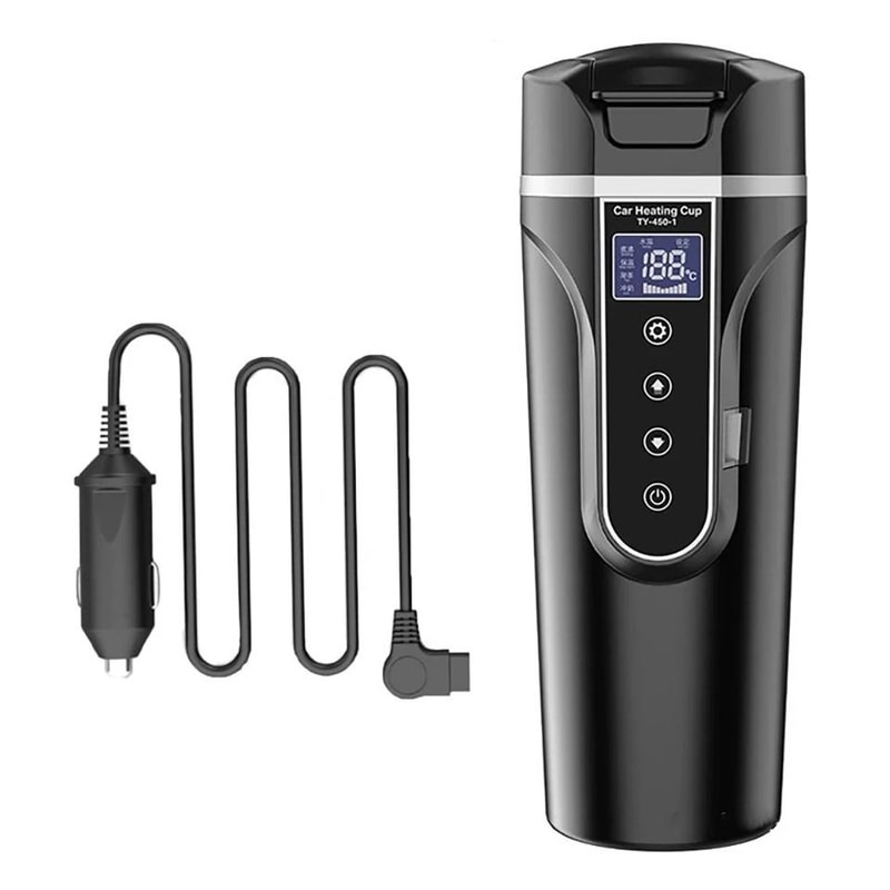 Portable Smart Electric Car Heating Mug With Adjustable Temperature 3