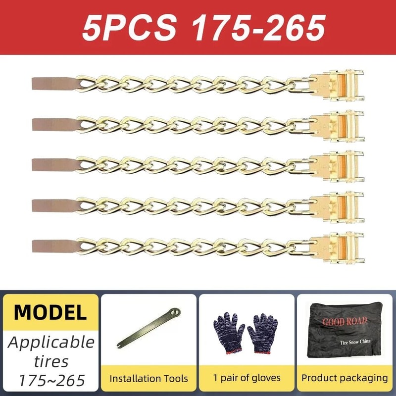Car Tire Winter Snow Chains 8