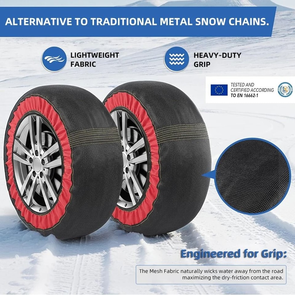 Emergency Tire Chain Snow Socks 2