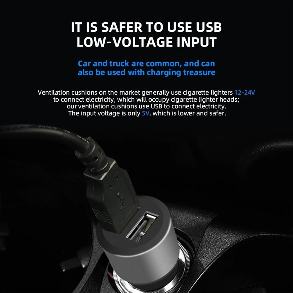 Universal Rapid Cooling Car Fan Seat Cushion 2