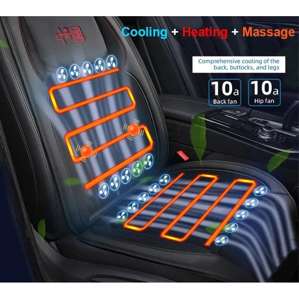 Cooling Massage Heating Car Seat Cushion 0