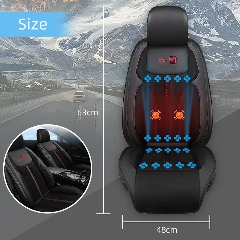 Cooling Massage Heating Car Seat Cushion 4