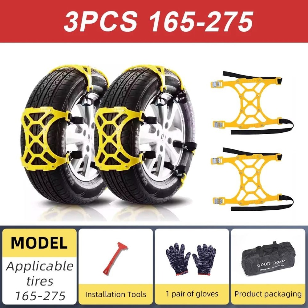 Universal Anti Slip Tire Traction Chains 8