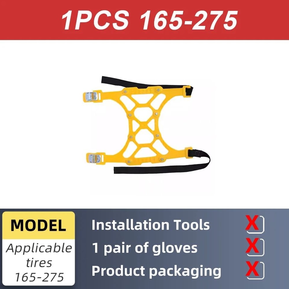 Universal Anti Slip Tire Traction Chains 6