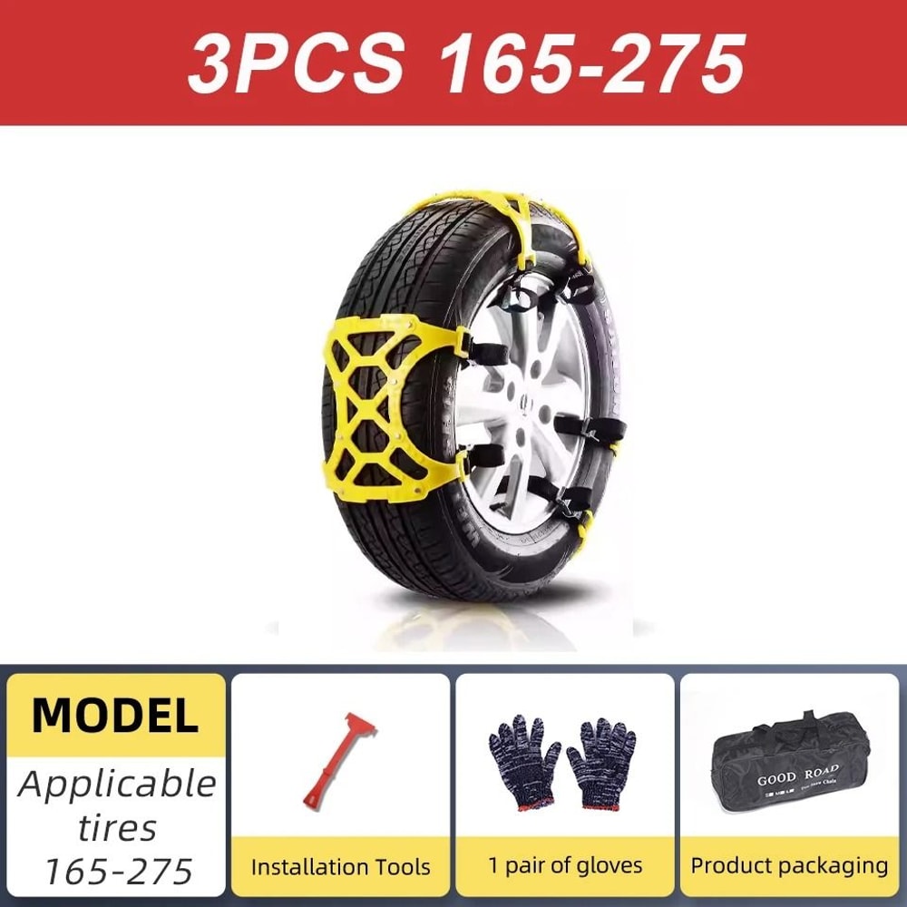 Universal Anti Slip Tire Traction Chains 7
