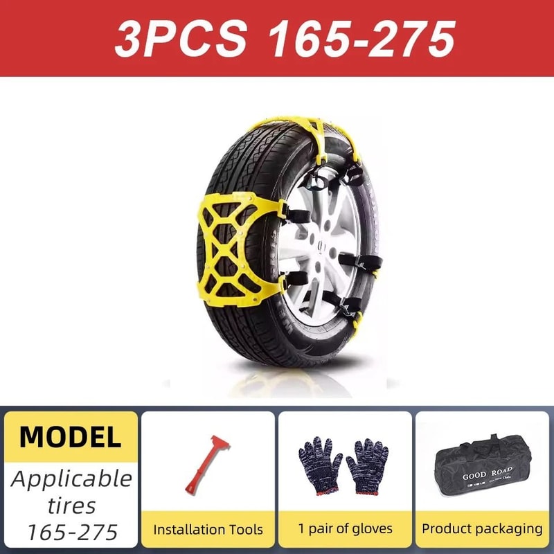 Universal Anti Slip Tire Traction Chains 7