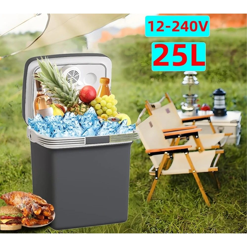 25L 845 Oz Car Refrigerator With Handle 1