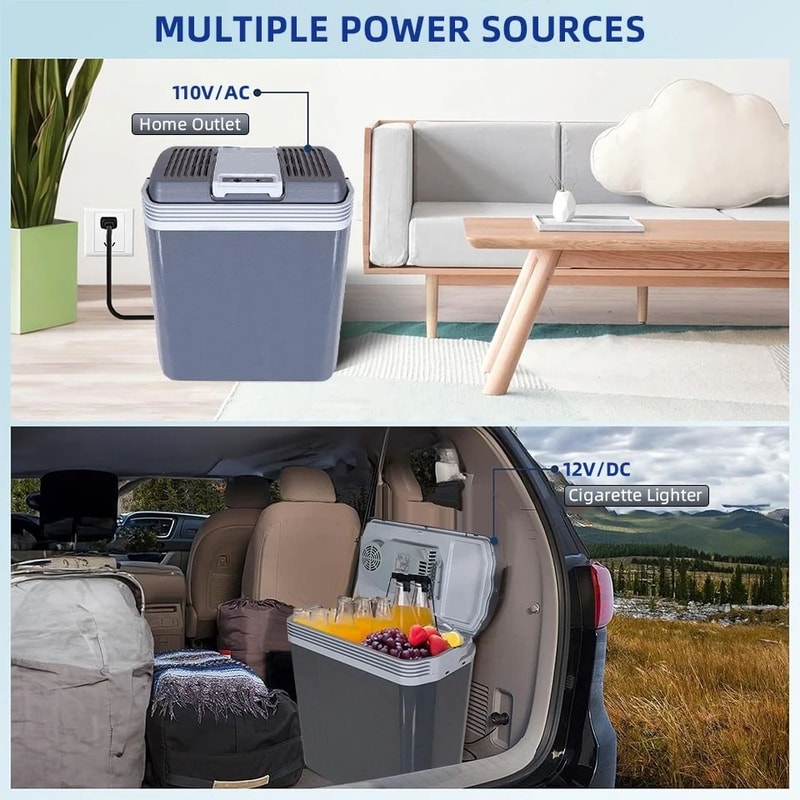 25L 845 Oz Car Refrigerator With Handle 6