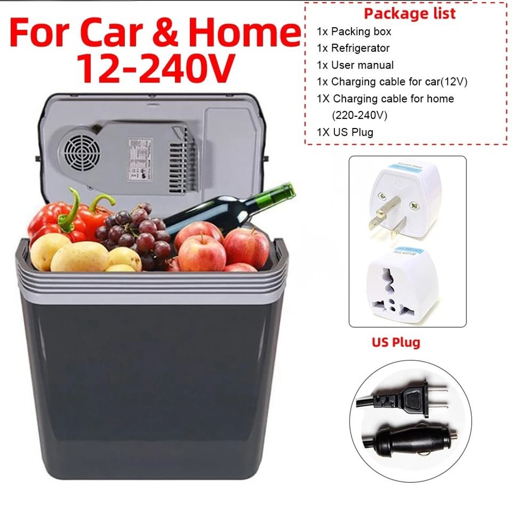 25L 845 Oz Car Refrigerator With Handle 7