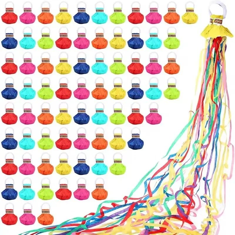 Colorful Hand Throw Confetti Streamers 7
