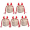 Velvet Reindeer Drawstring Gift Bags 6