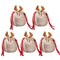 Velvet Reindeer Drawstring Gift Bags 7