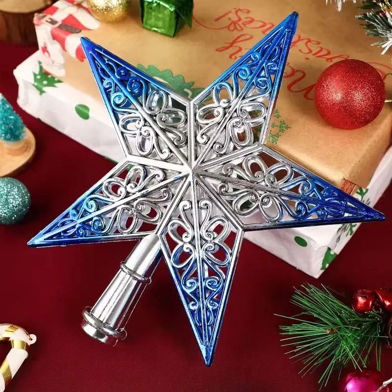 Glittering Christmas Tree Star Topper 1