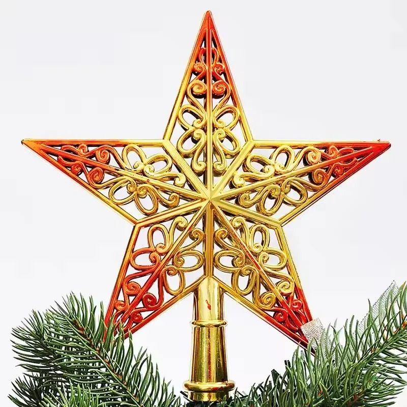Glittering Christmas Tree Star Topper 2