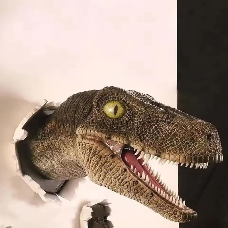3D Wall Mounted Dinosaur Sculpture 3
