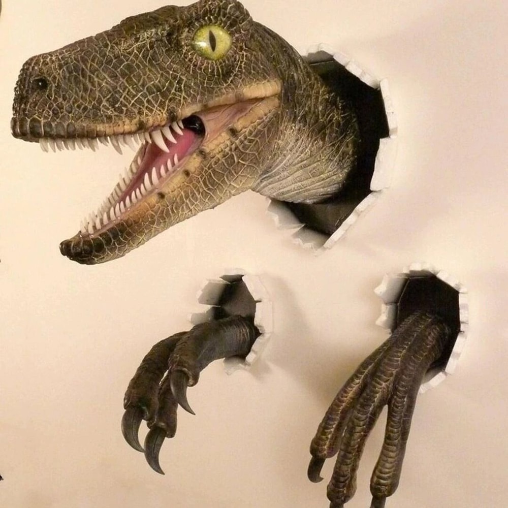 3D Wall Mounted Dinosaur Sculpture 4