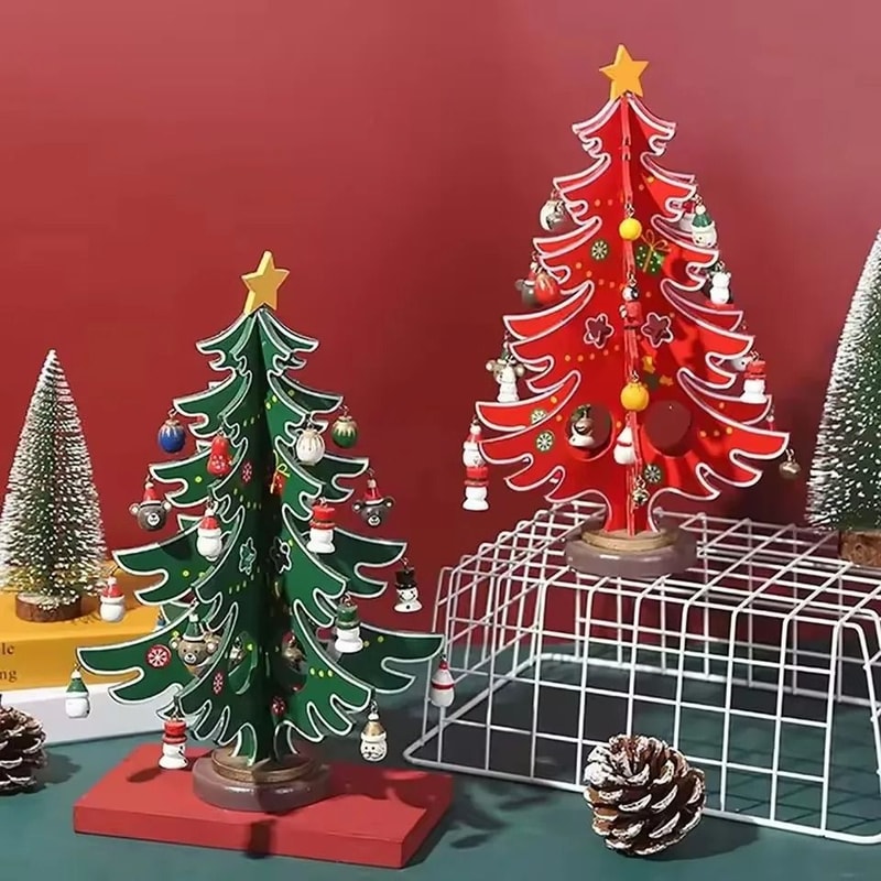 Creative DIY Wooden Christmas Tree 0