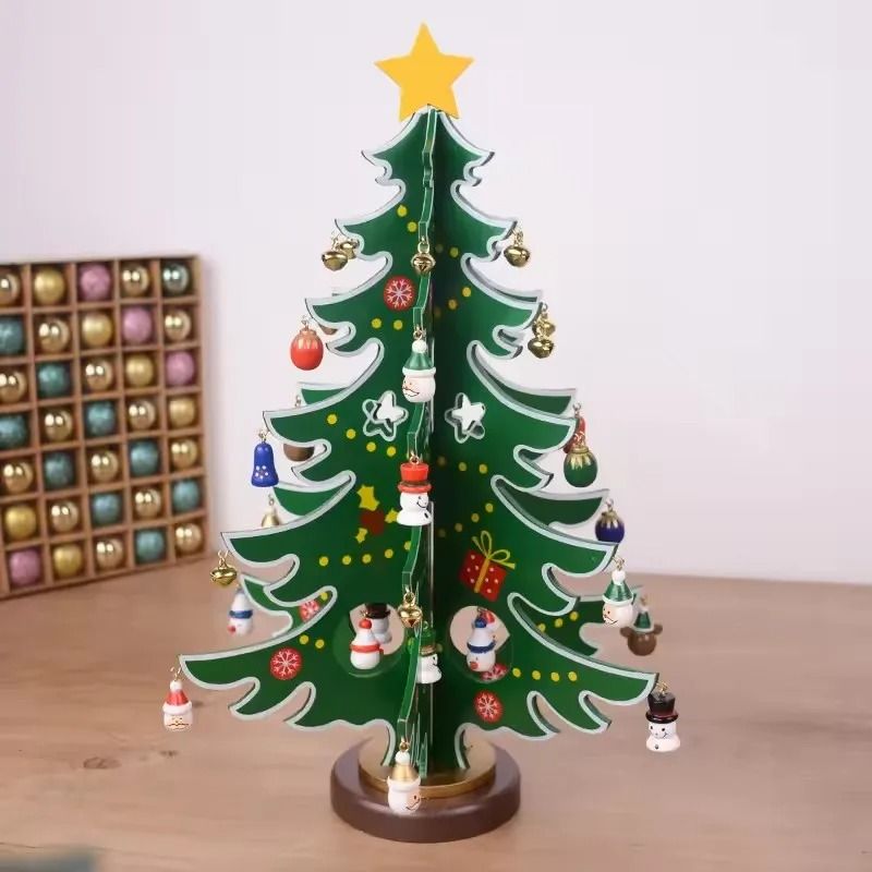Creative DIY Wooden Christmas Tree 9