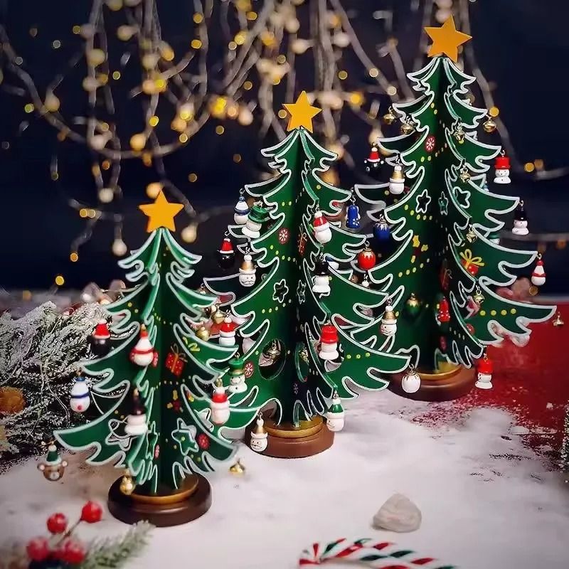 Creative DIY Wooden Christmas Tree 2