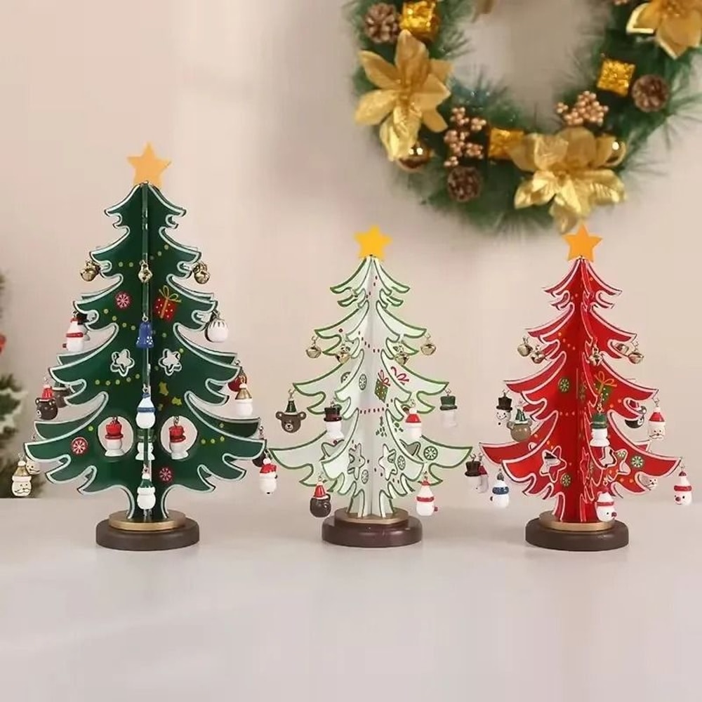 Creative DIY Wooden Christmas Tree 4