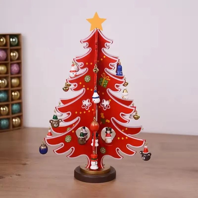 Creative DIY Wooden Christmas Tree 6