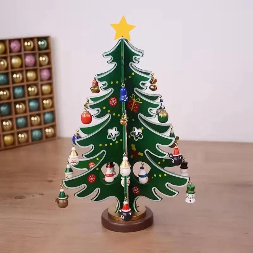 Creative DIY Wooden Christmas Tree 8
