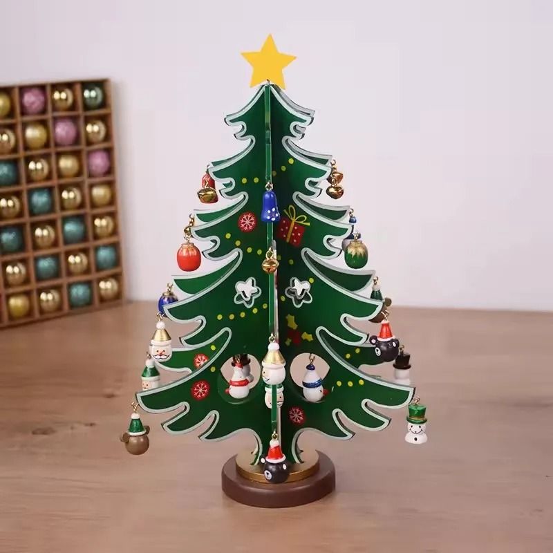 Creative DIY Wooden Christmas Tree 8