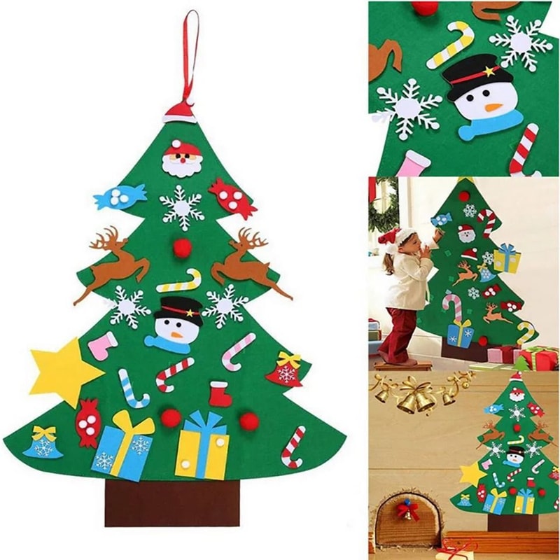 DIY Toddler Friendly Felt Christmas Tree 0