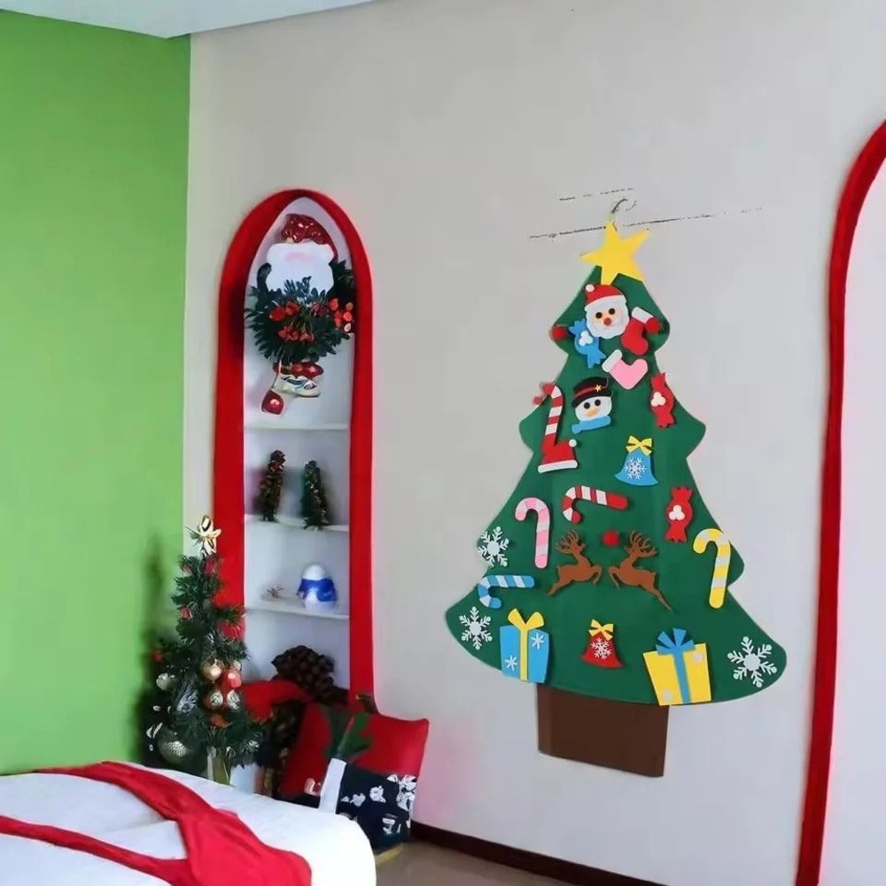 DIY Toddler Friendly Felt Christmas Tree 3