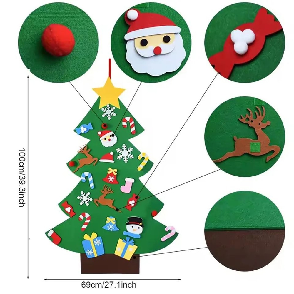 DIY Toddler Friendly Felt Christmas Tree 5