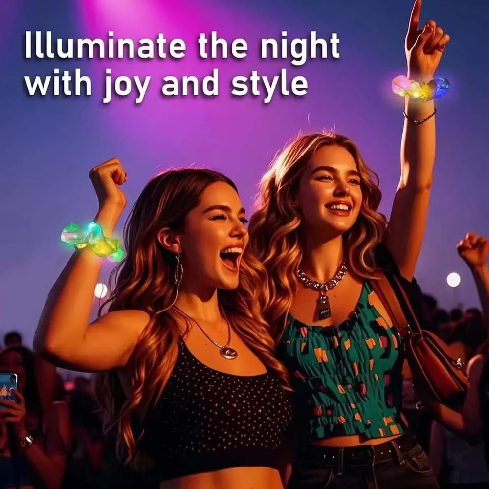 LED Light Up Hair Scrunchies 0